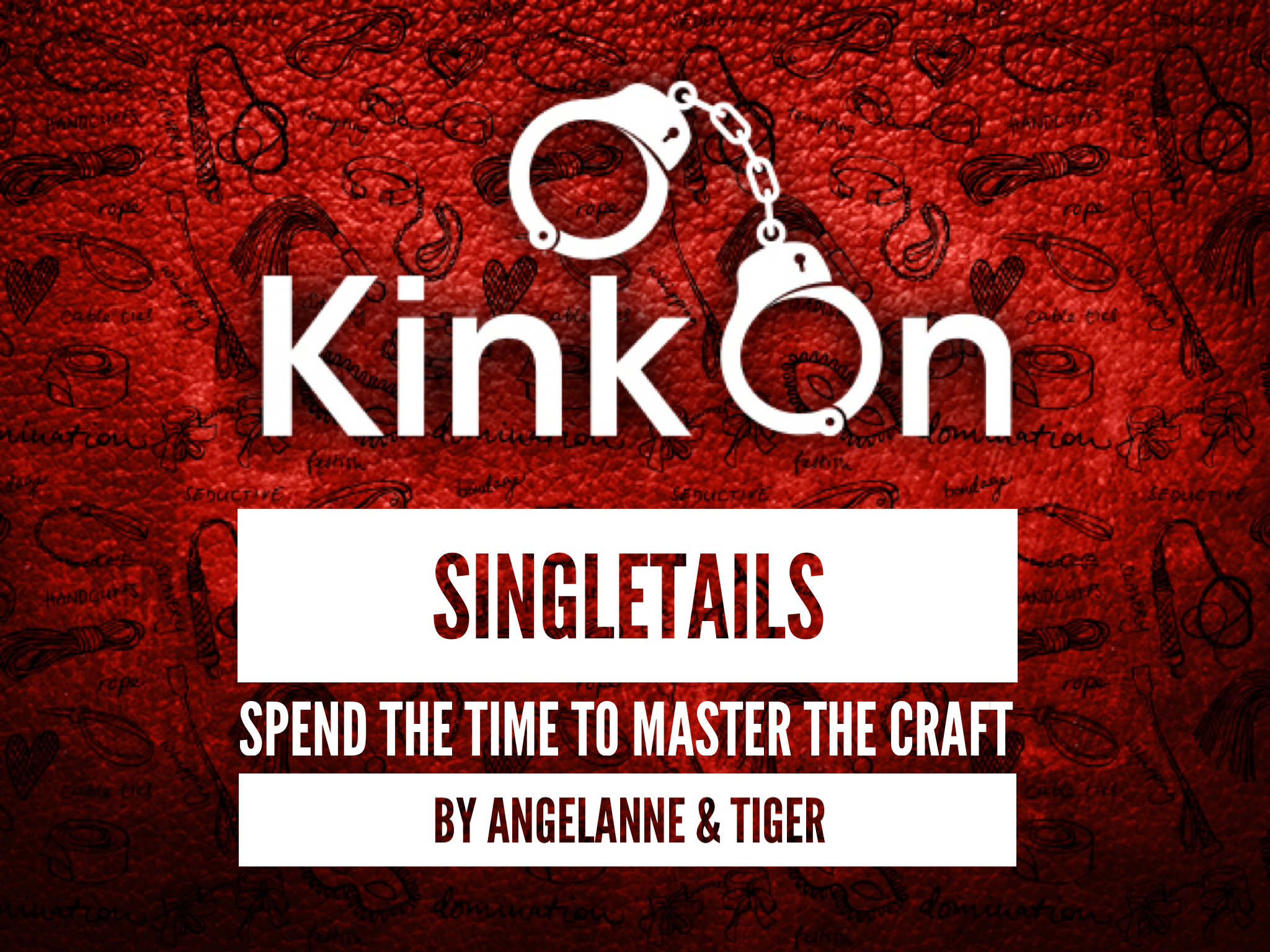 Saturday 9th June at 1:30pm in Studio 7 Presented by Angelanne and Tiger Tickets