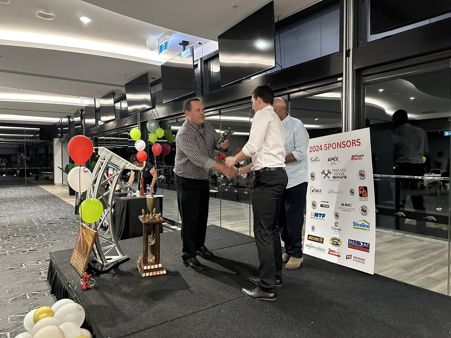 Congratulations to our A Grade award winners and thanks to Darren Manaway and Ray Connors who presented them as coach Sam Irwin was an apology. 

Coaches Award. &ndash; Greg Frangoulis
Best Back &ndash; Trey Crowley 
Players Player &ndash; Robert But