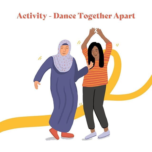 3/3 - For today&rsquo;s activity, and in celebration of the fifth day of #RefugeeWeek2020, we&rsquo;d love you to reach out to loved ones near and far for a &lsquo;Dance together, apart&rsquo;. You can use our playlist (in bio) or choose your own; da