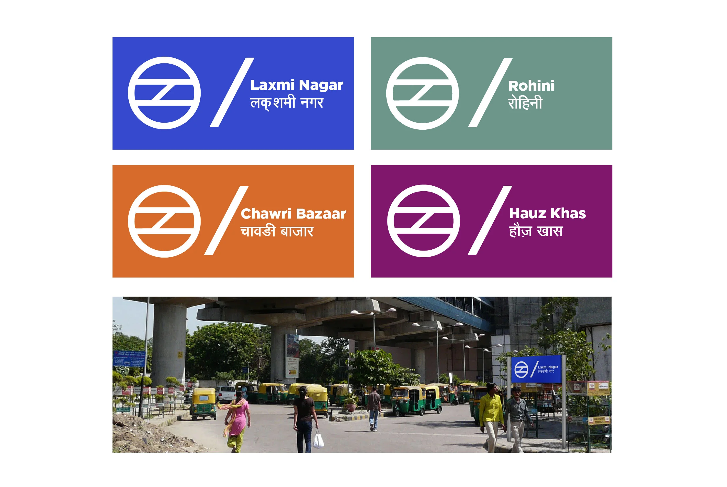 Metro Station Signages