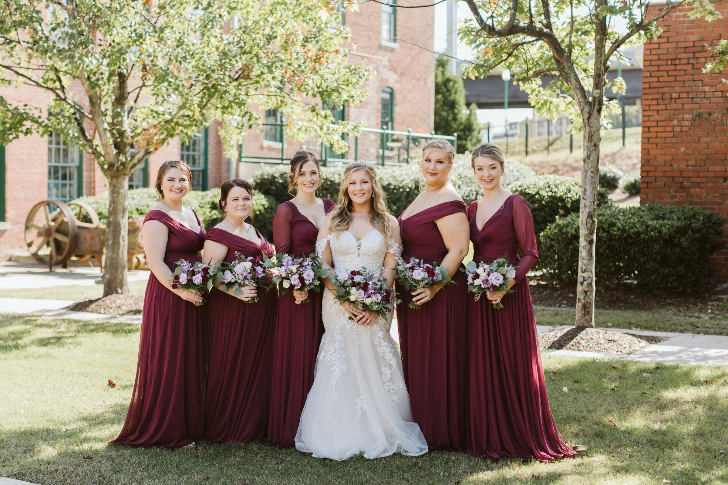 Bowers Mill Wedding With Wildflower Decor And Ruffle Dress