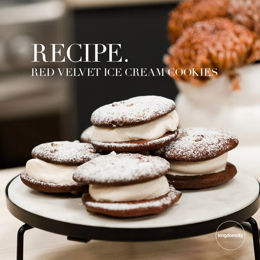 Red Velvet Ice Cream Cookies