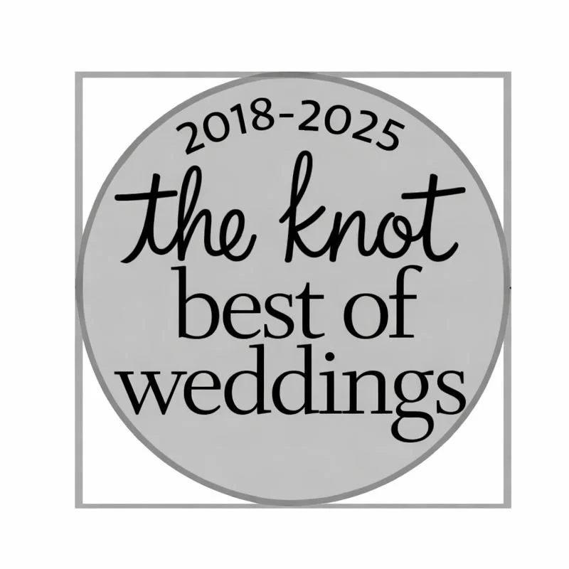 KB Events The Knot Best of Weddings badge, recognizing 7 consecutive years of excellence in wedding planning.