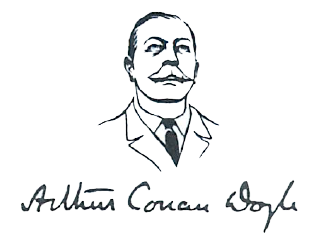 Logo showing Arthur Conan Doyle