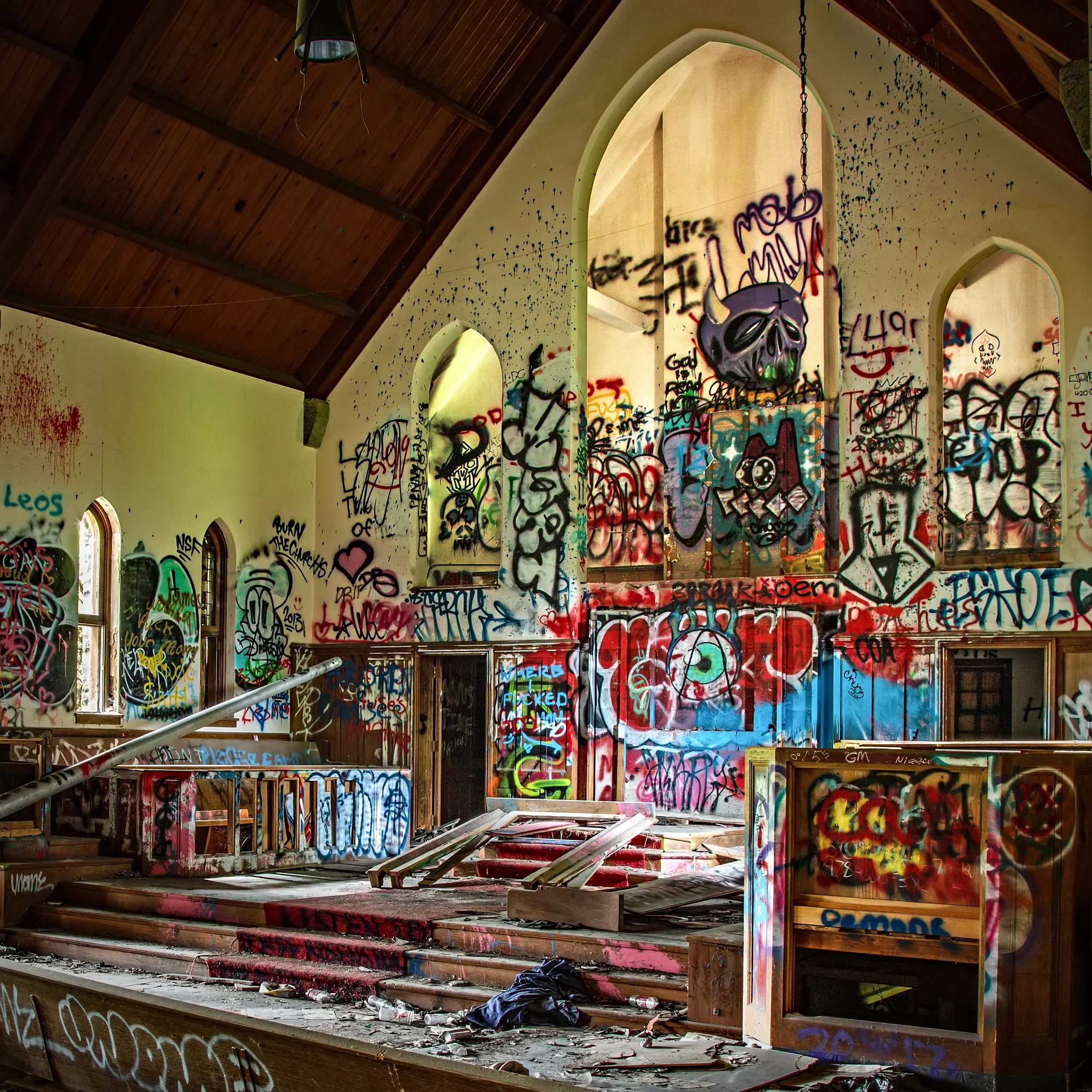 Abandoned Farm School