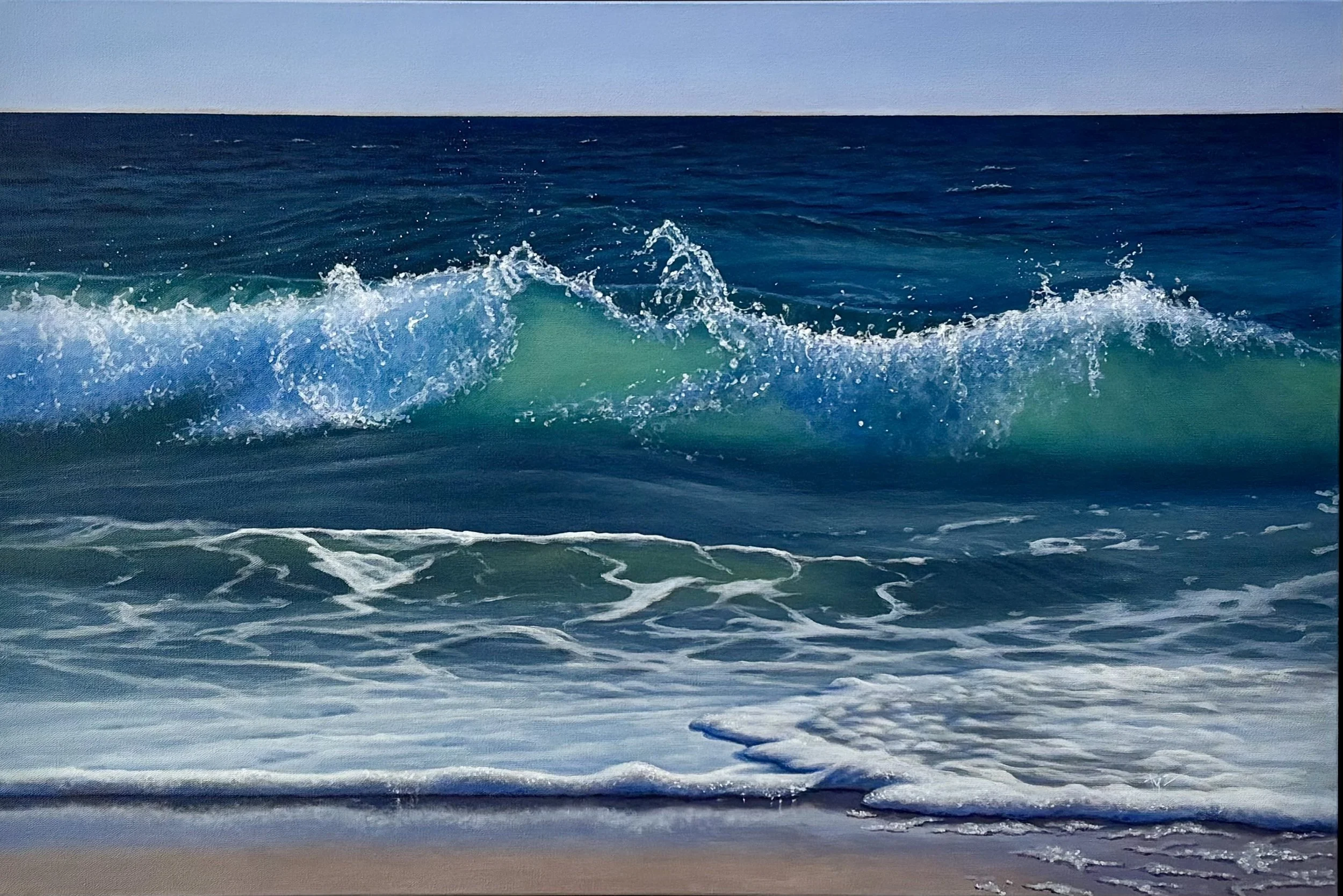 "Emerald Afternoon", original oil, 24"x36", $4400.00