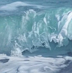 "Uncoiling" original oil 8" X 8" $750.00