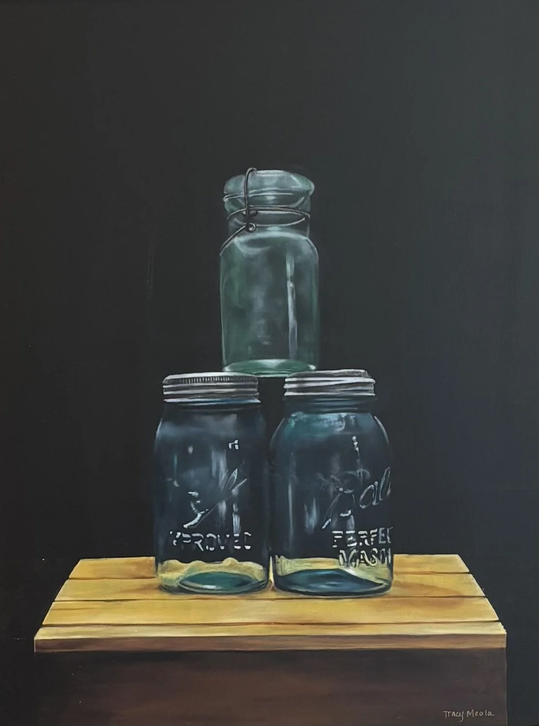 "Jar Tower" original acrylic, $950.00