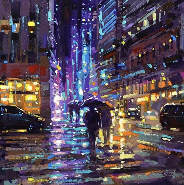"NYC 188" original acrylic, 12"x12", $425.00
