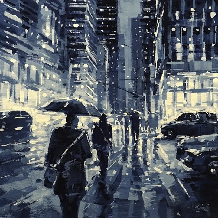 "NYC 191" original acrylic, 12"x12", $425.00