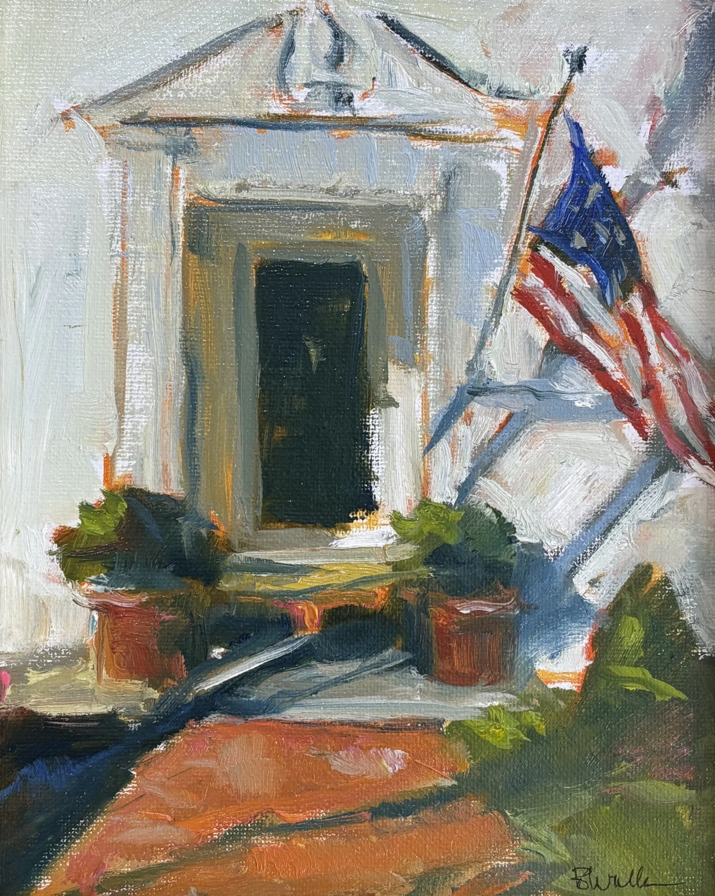 “Please Ring Bell” original oil, 8"x10", $900.00-SOLD