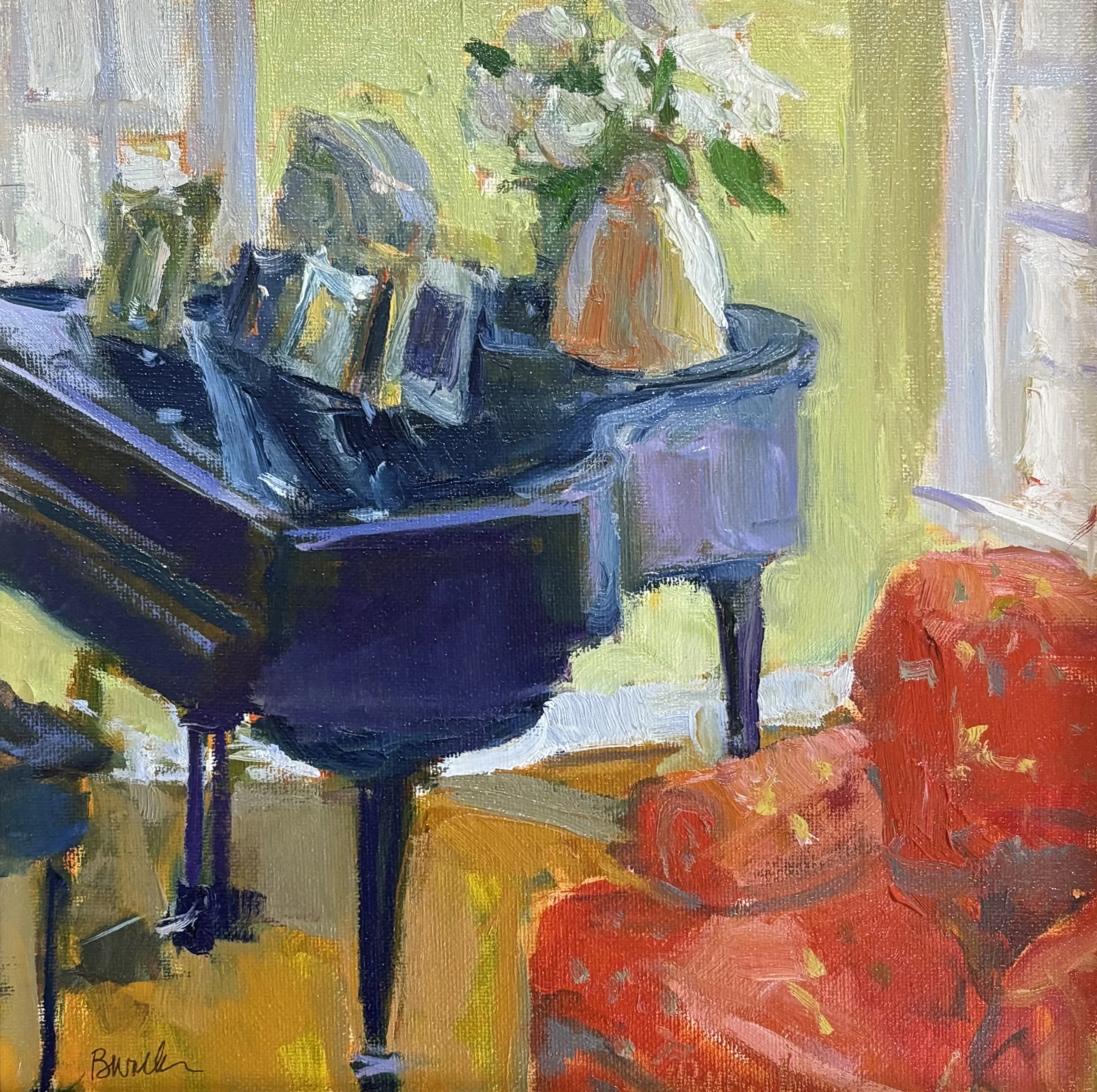 “A Little Grand Light” original oil 10”x10”, $900.00