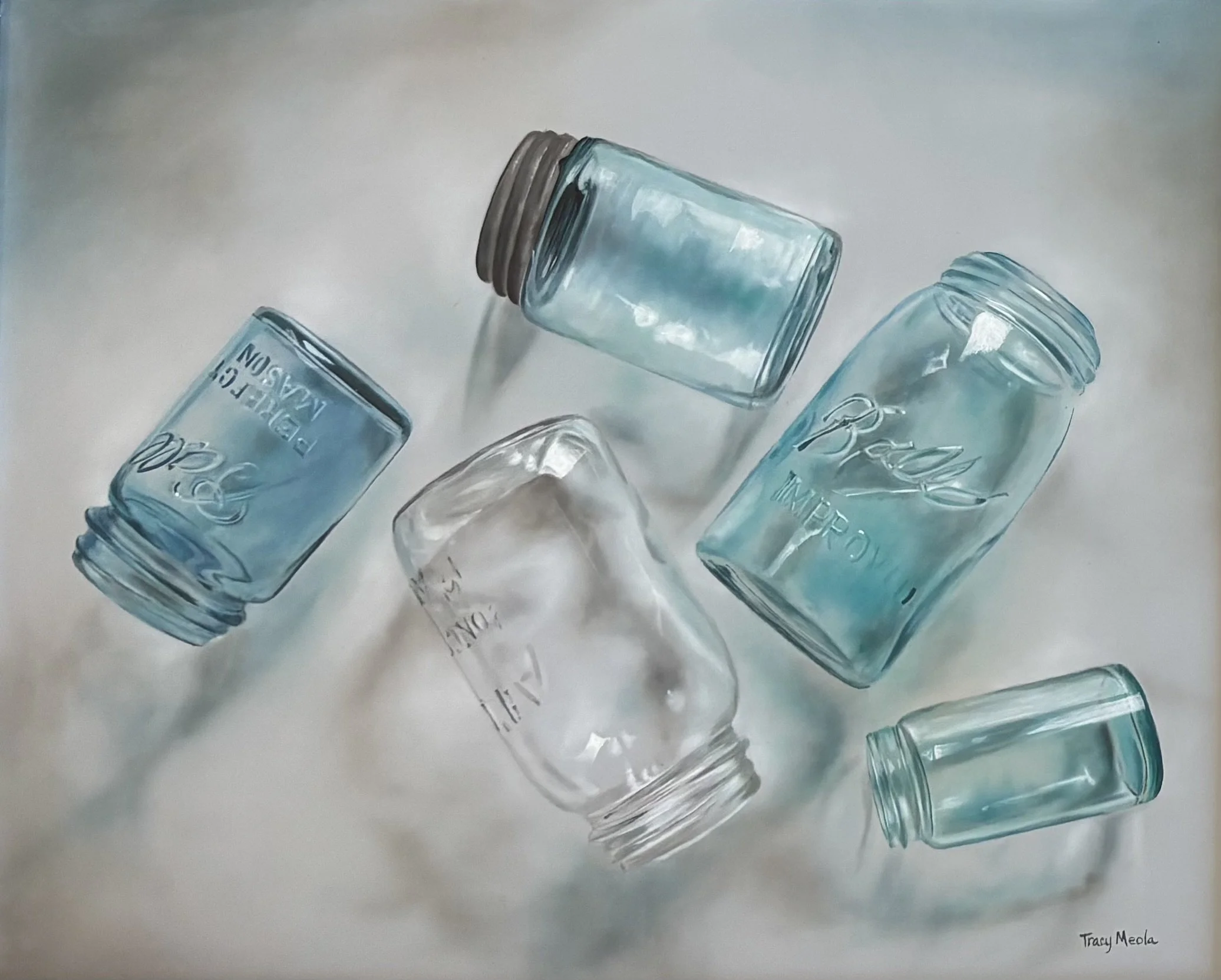 "Scattered" original acrylic, 16"x20", $1500.00