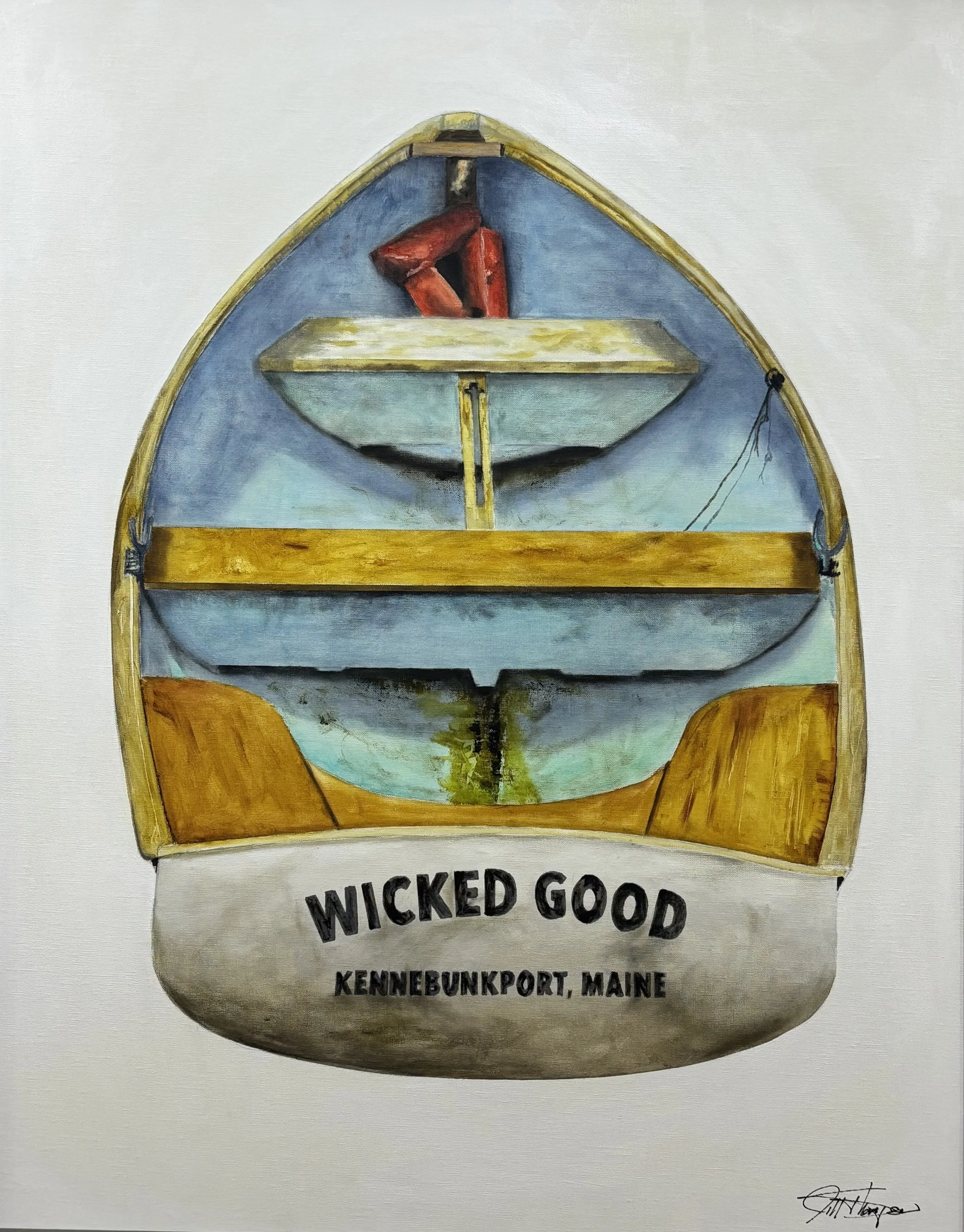 "Wicked Good" original oil, 24"x30", $900.00-SOLD