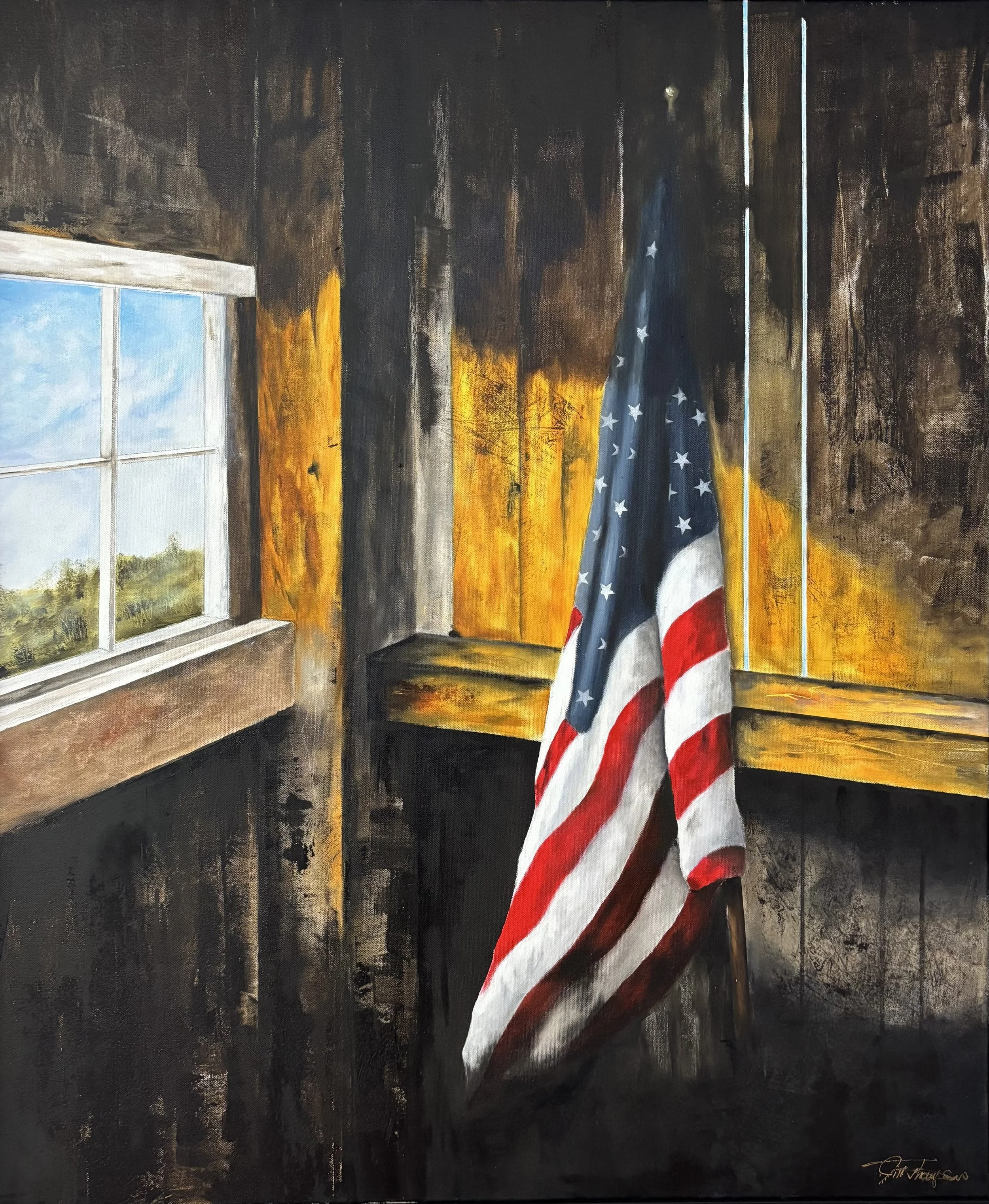 "Morning Light" original oil, 30"x36"-sold