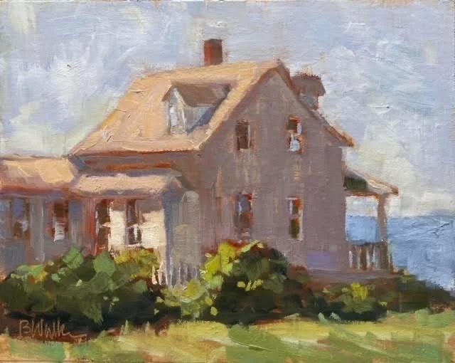 "Sea View" original oil painting, 8"x10", $900.00