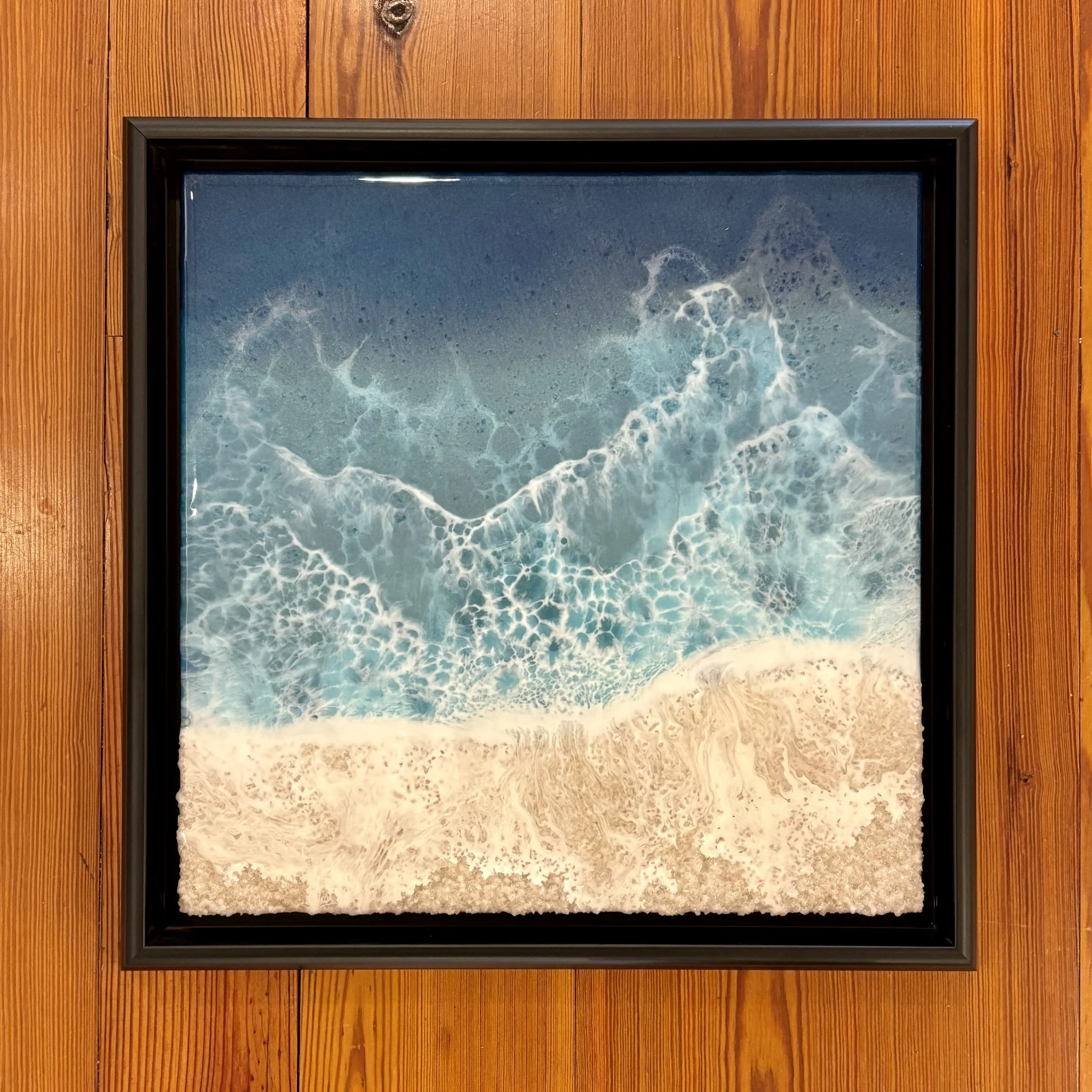 "Infinite" original epoxy resin, 12"x12", $275.00