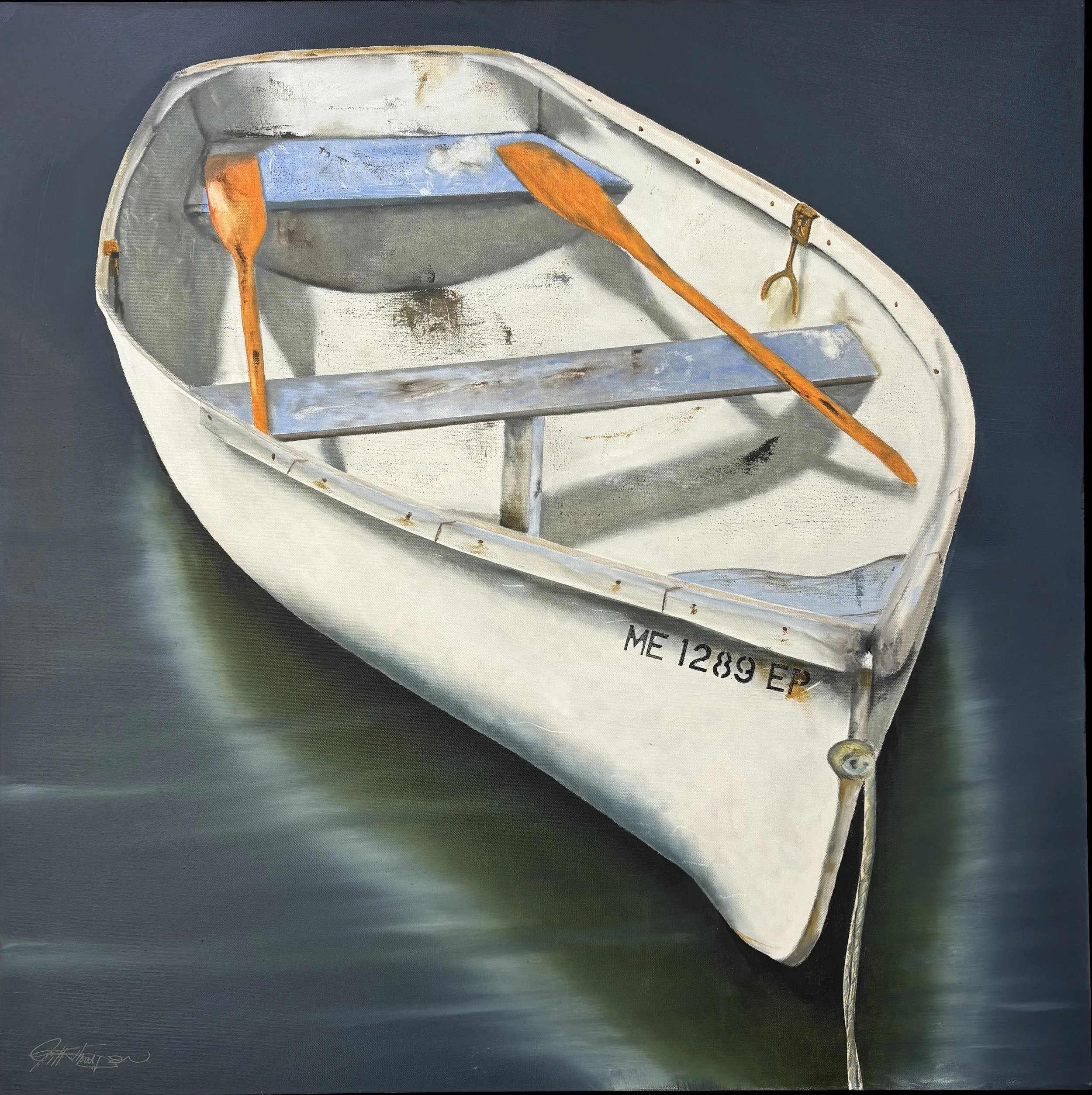 "ME 1289 EP" original oil, 36"x36",  $2400.00