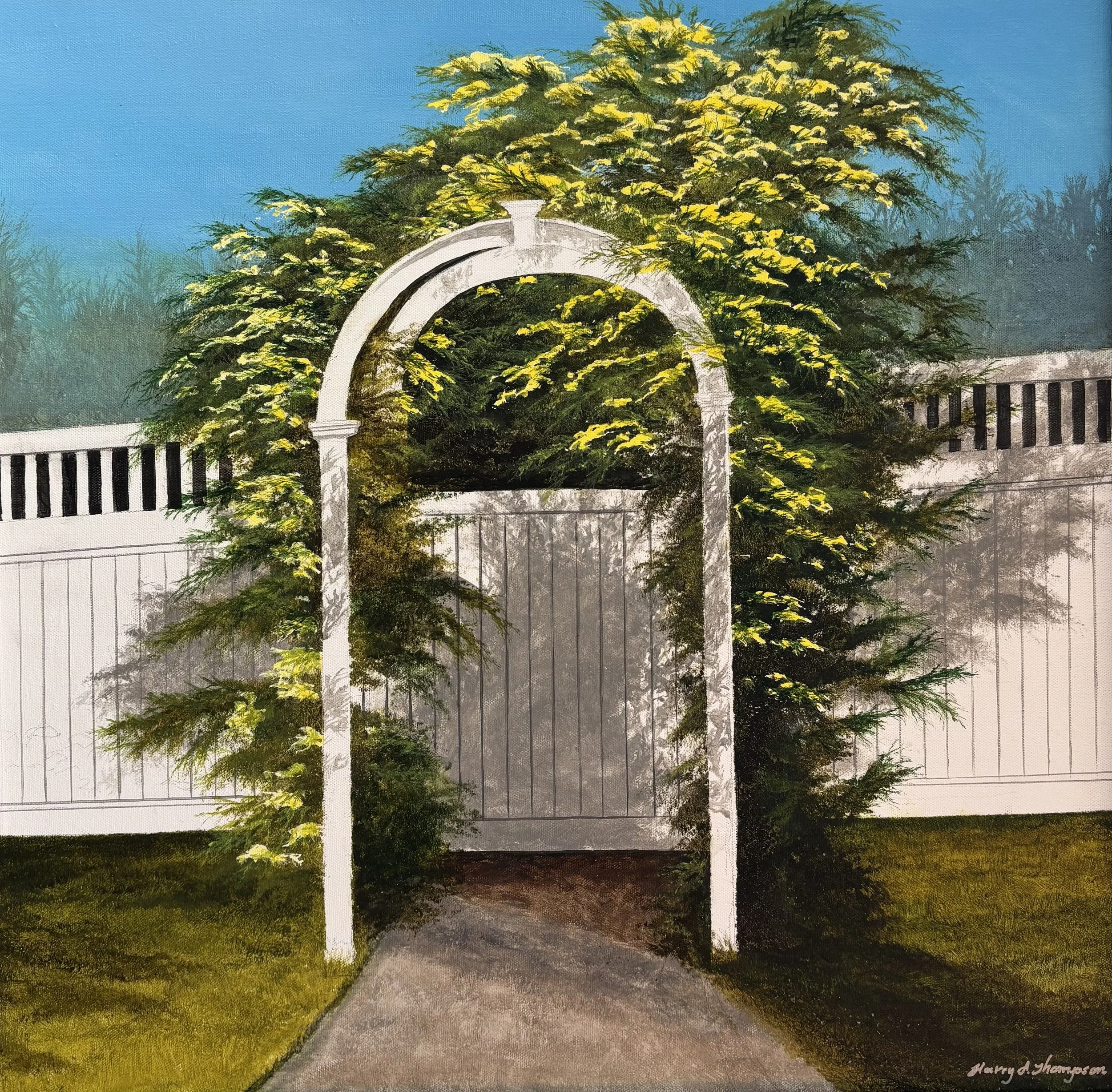 "Springtime Whimsy" original acrylic, 24"x24", $1000.00