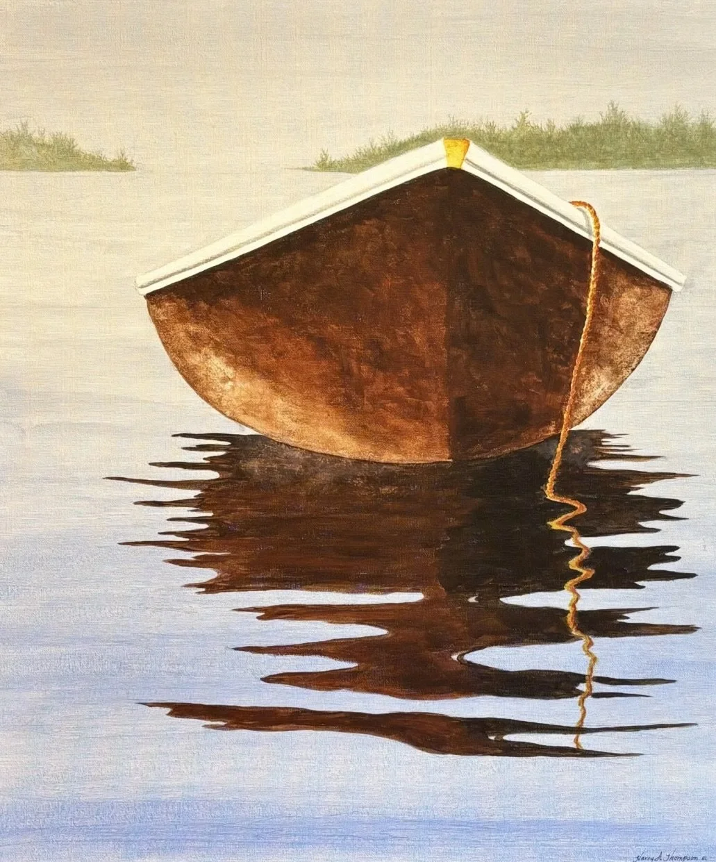 "Misty Morning" original acrylic, 20"x24", $800.00