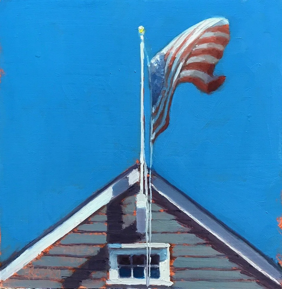 "Nantucket Summer" original oil, 8"x8", $1000.00