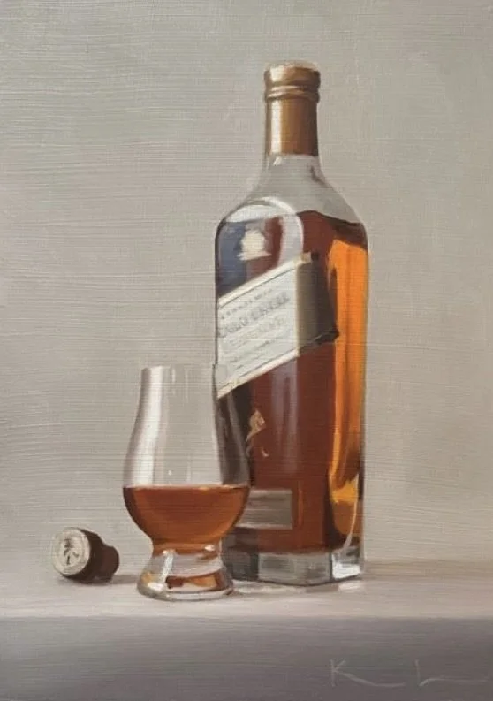 "The Midas Touch" original oil, 12"x9", $600.00