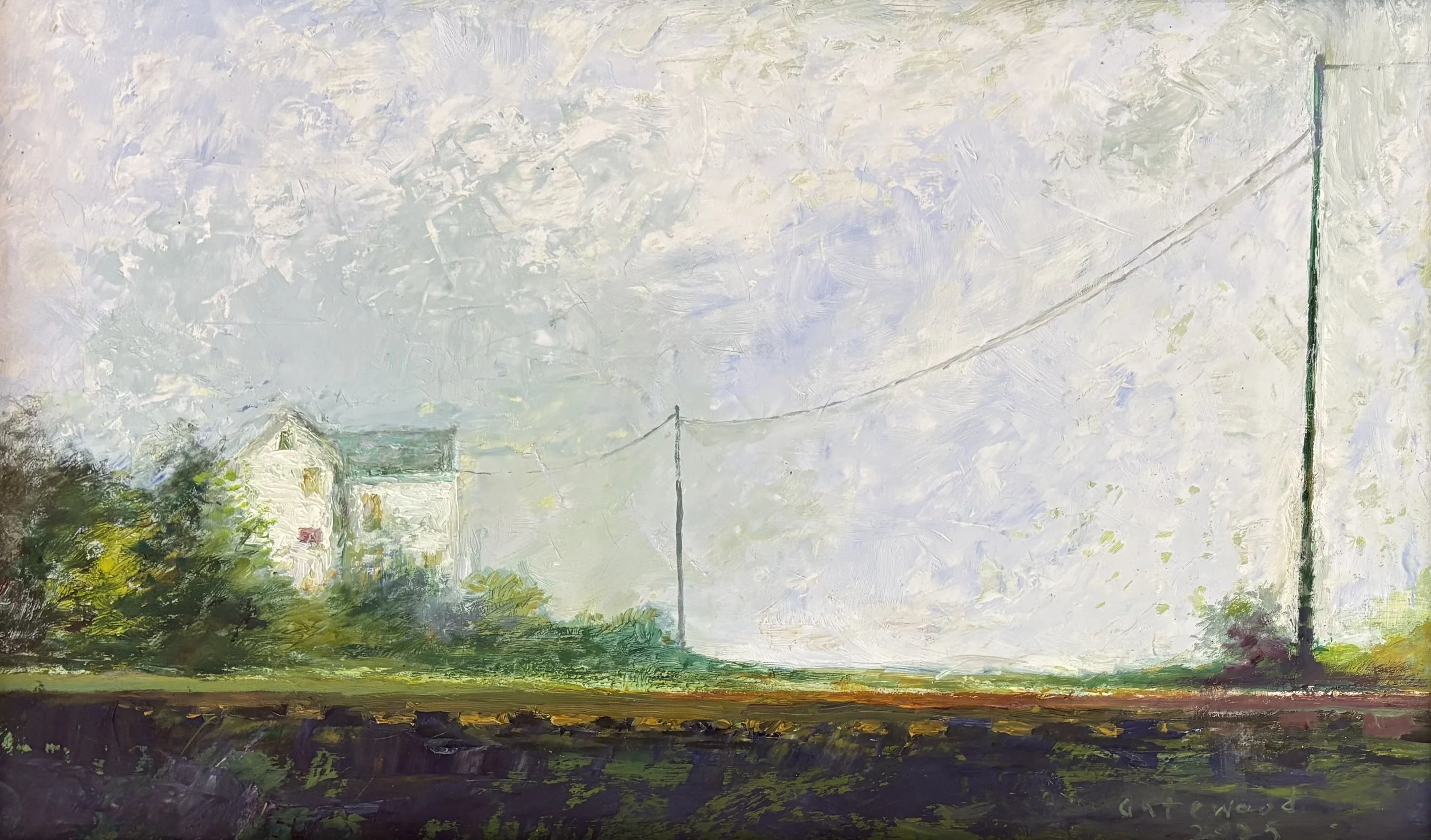 "Tucked Away" original oil, 9"x15", $1500.00