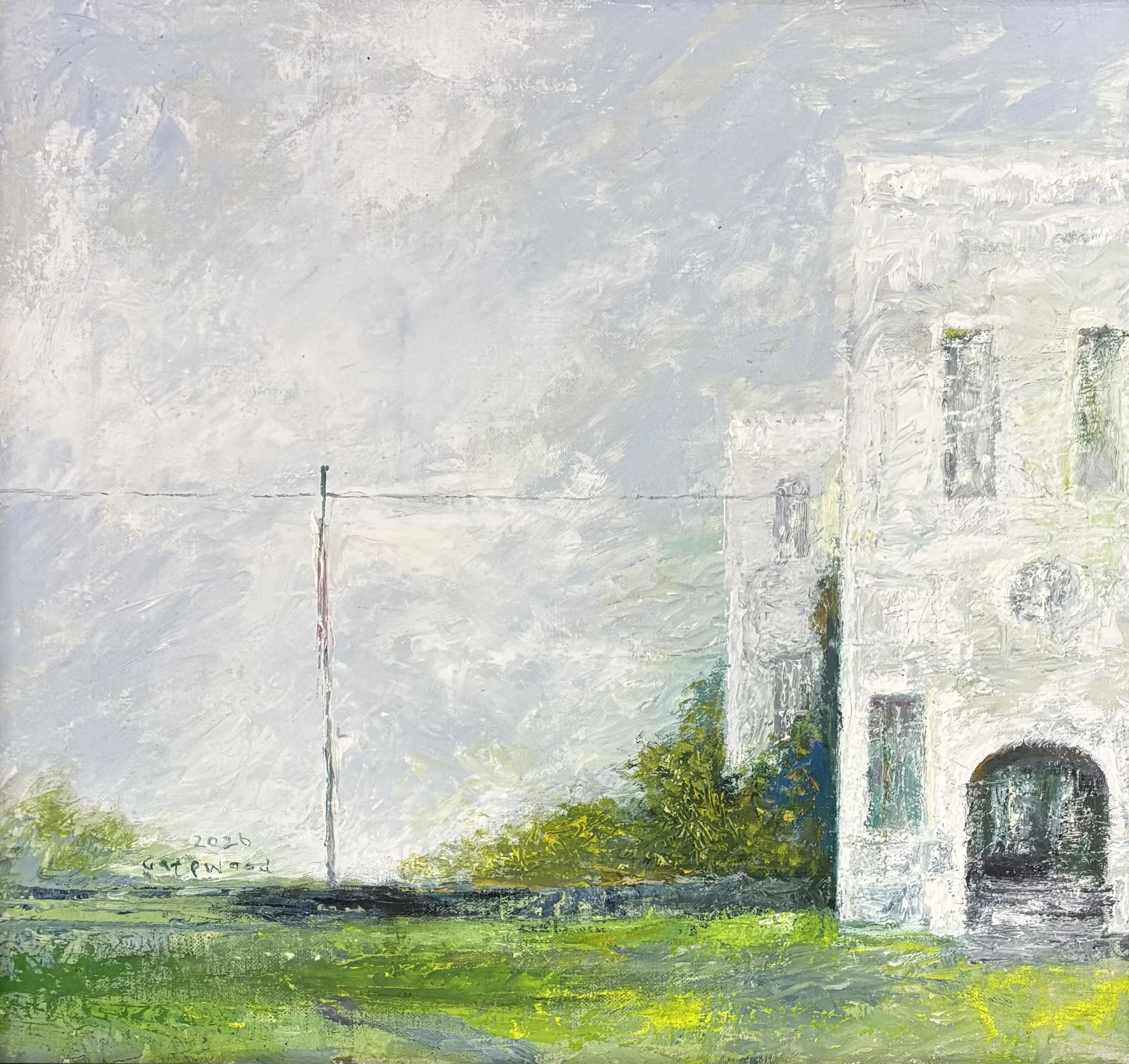 "Wide Open" original oil, 13"x14", $1600.00