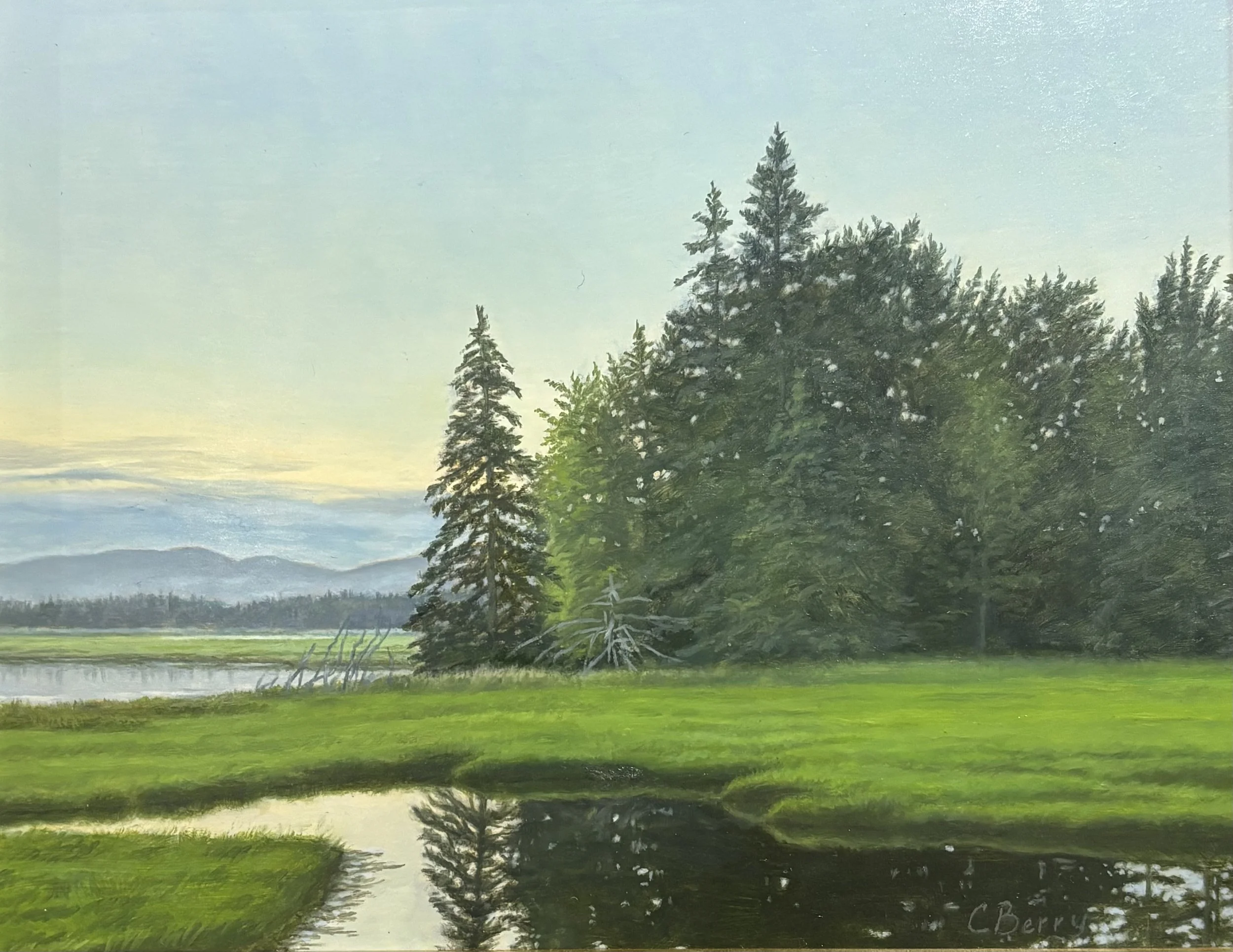 "Acadia Reflections" original oil, 8"x10", $1100.00