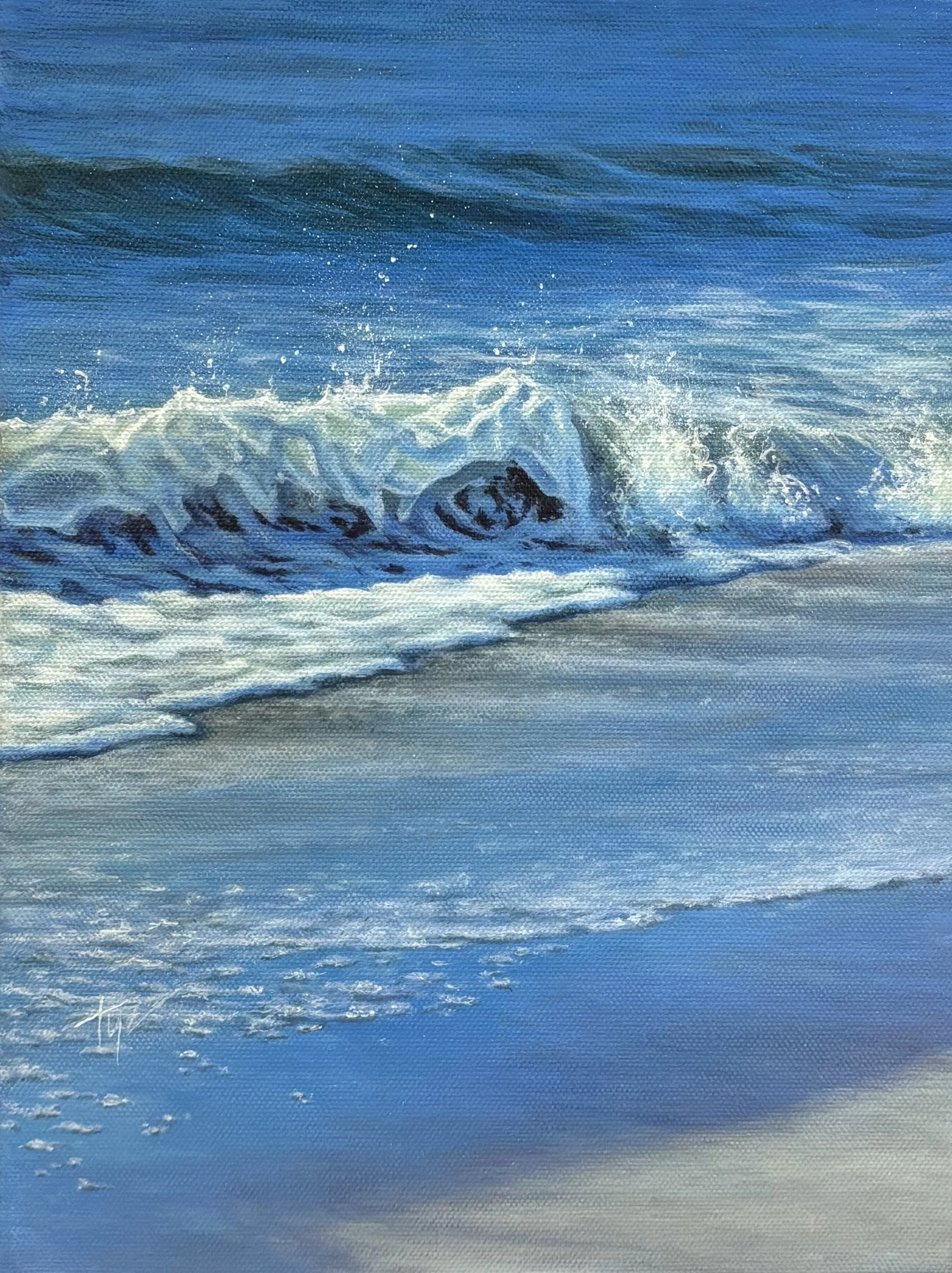 "Sunny View" original oil, 9"x12" $1100.00