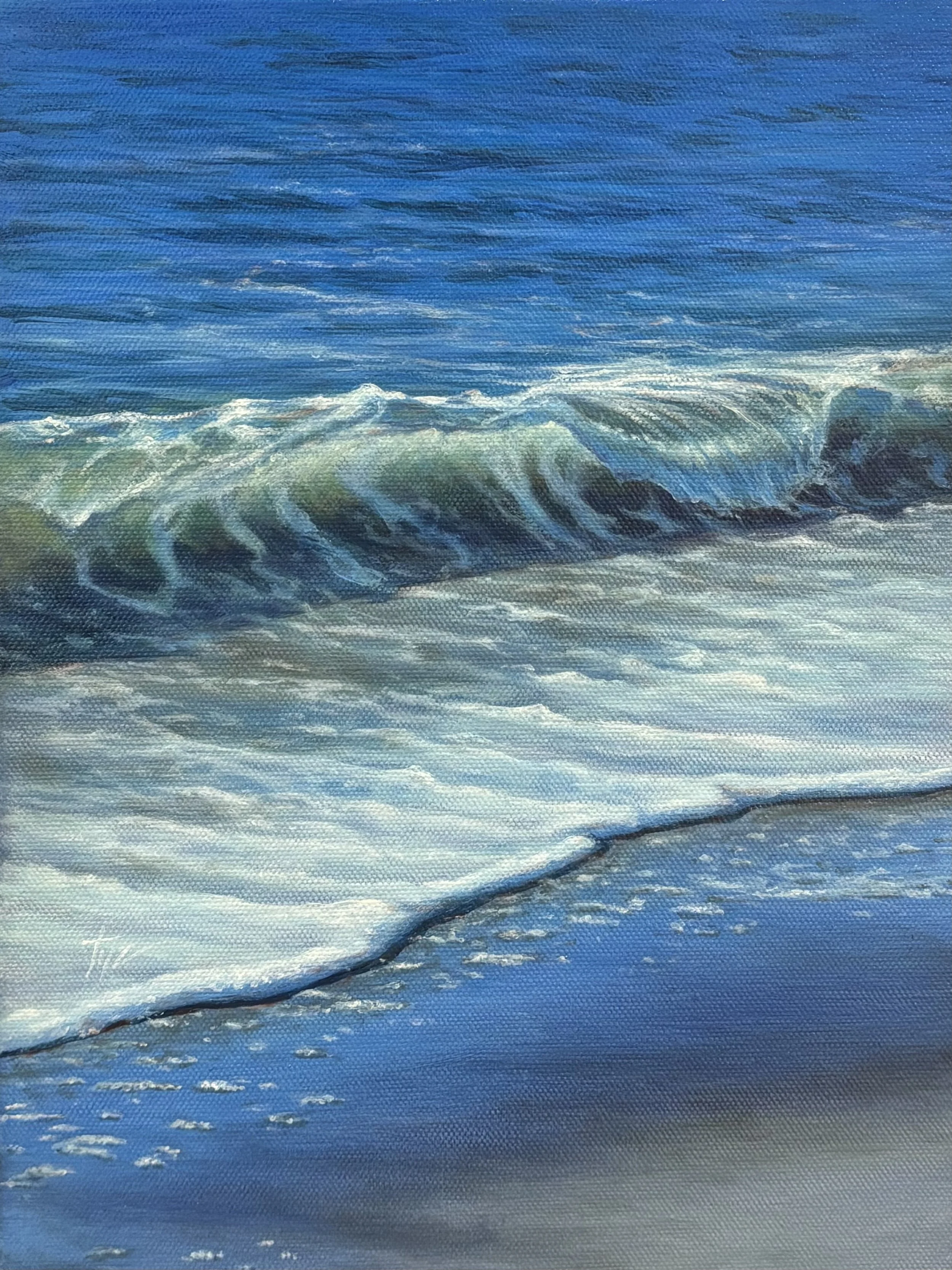 "In the Clear", original oil, 9"x12", $1100.00