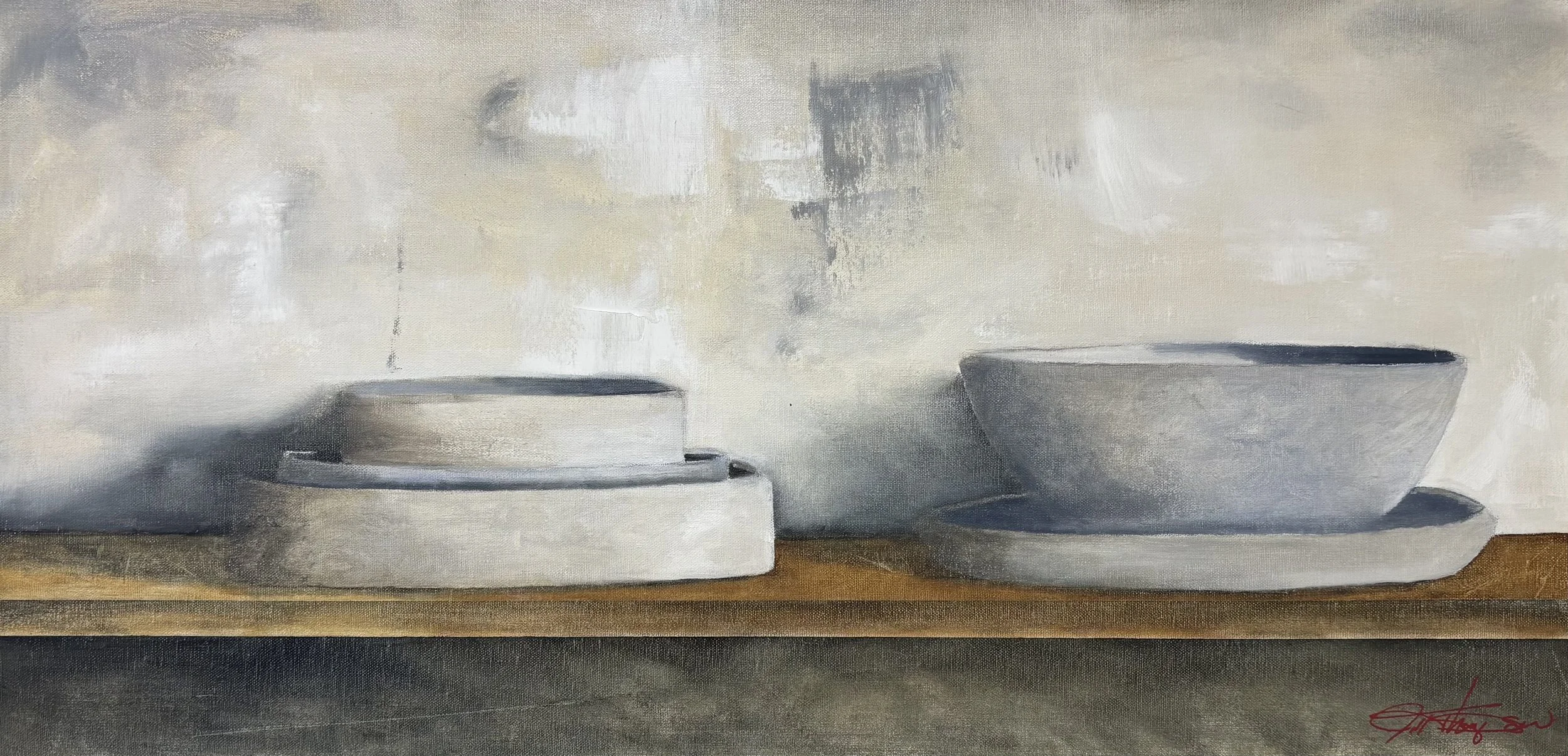 "Simple Beauty", original oil, 12"x24", $600.00