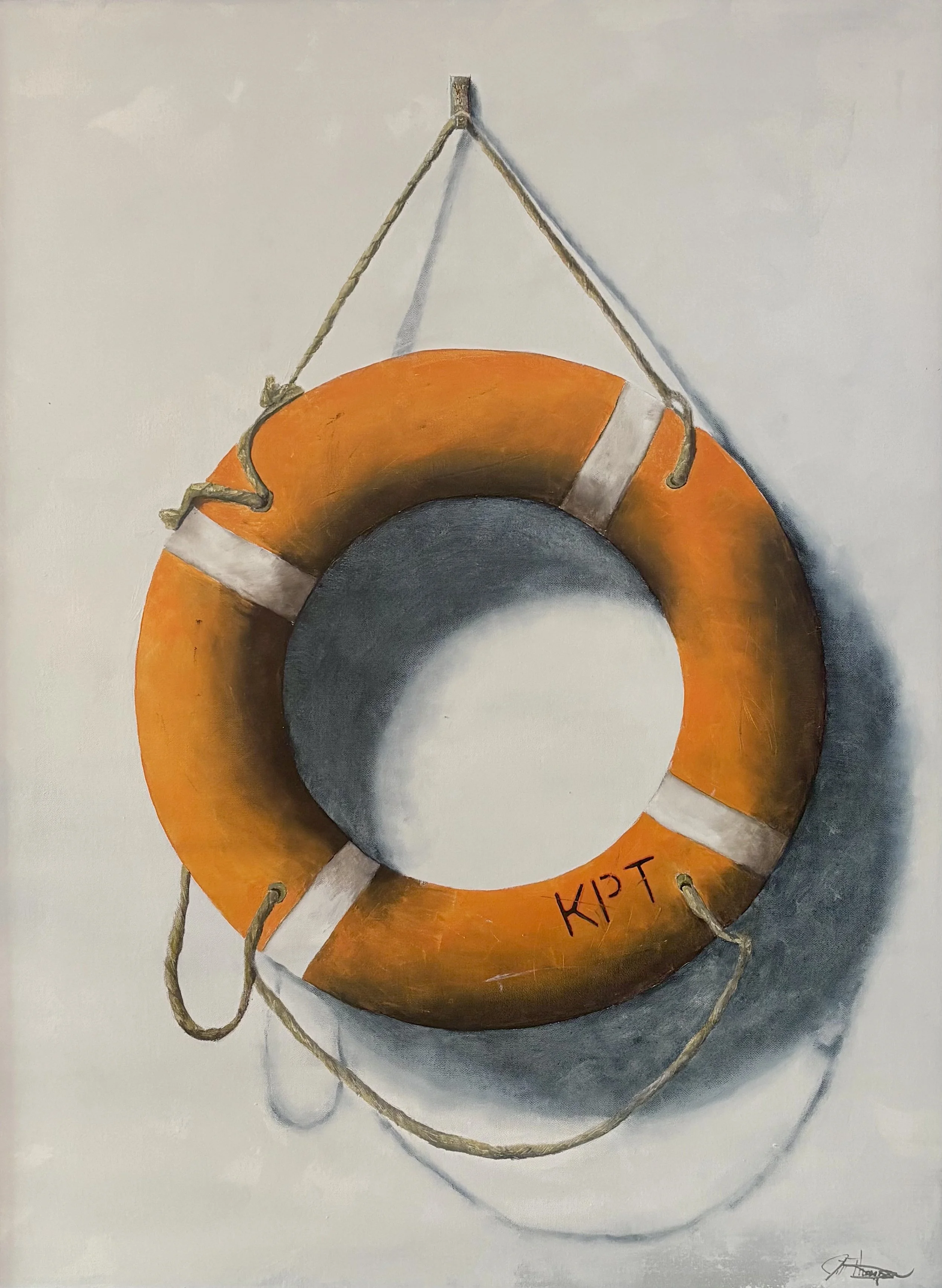 "Just in Case", original oil, 30"x40", $2000.00