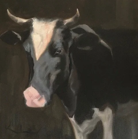"Barn Light", original oil, 8"x8", $425.00