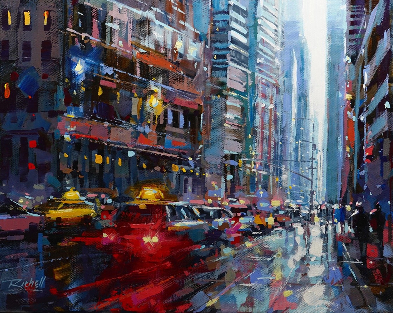 "NYC 312" original acrylic, 14"x11", $495.00
