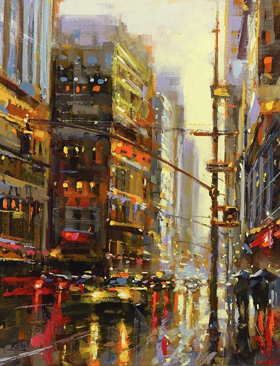 "NYC 318" original acrylic, 14"x11", $495.00