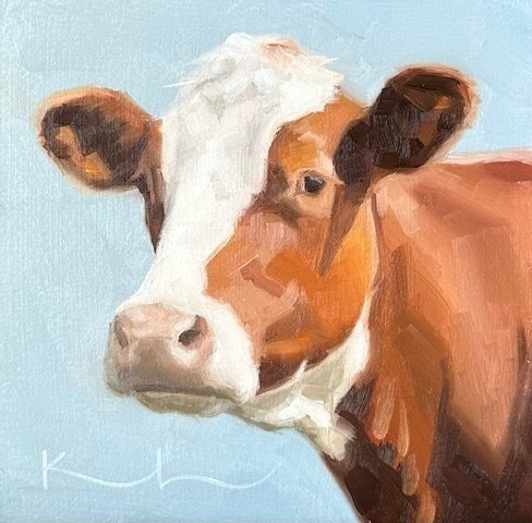 . original oil, 6"x6", $300.00