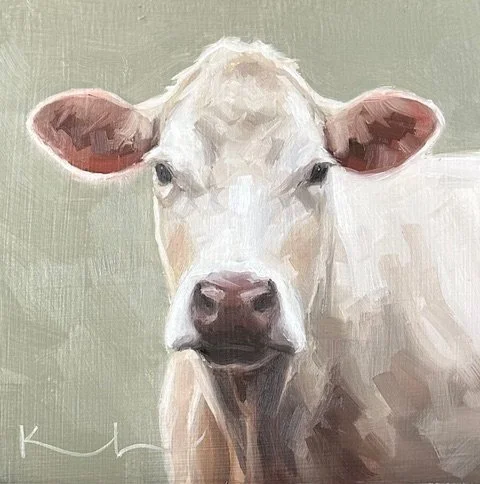 oil, 6"x6", $300.00