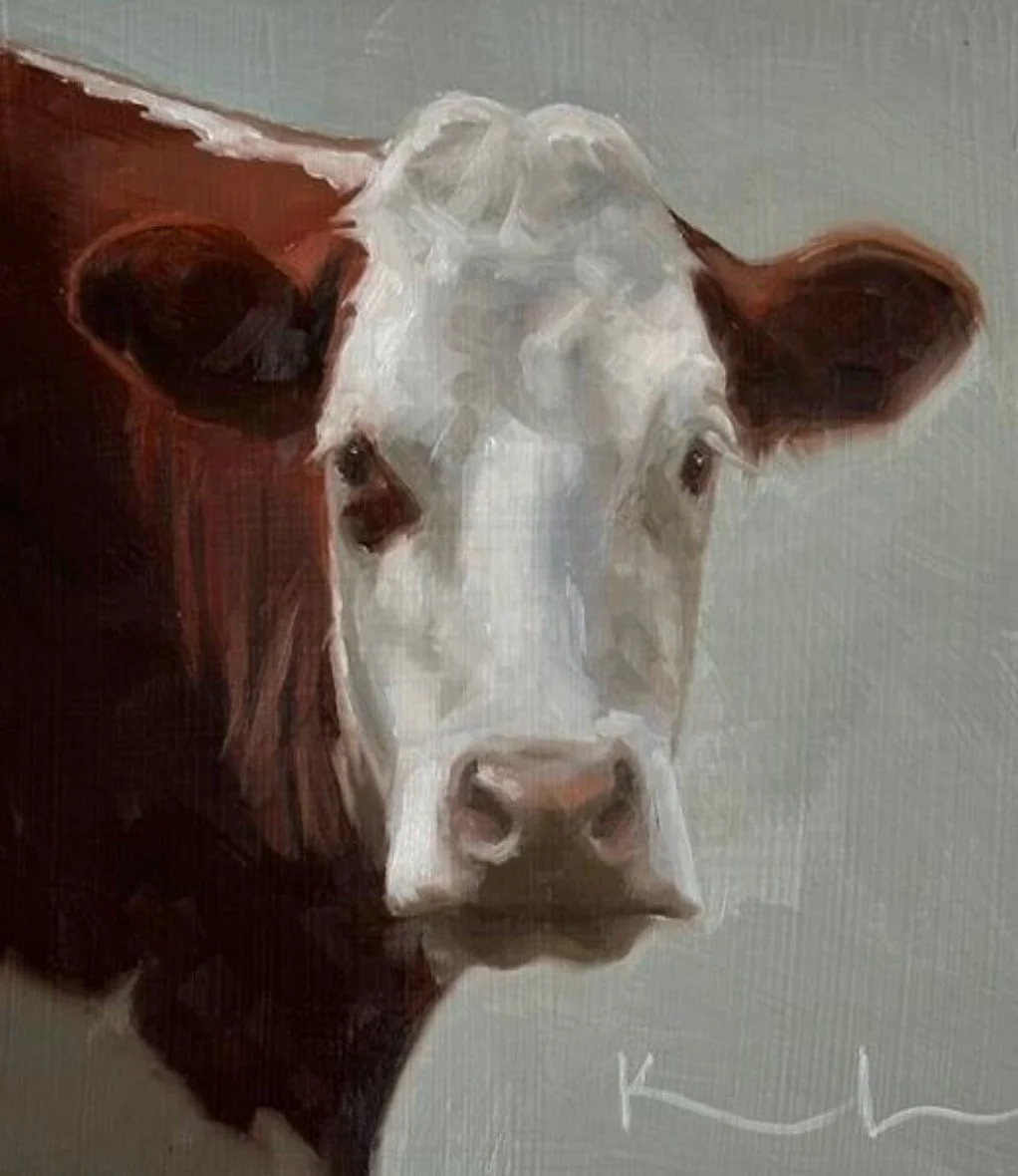 "Mary Jane" original oil, 6"x6", $300.00