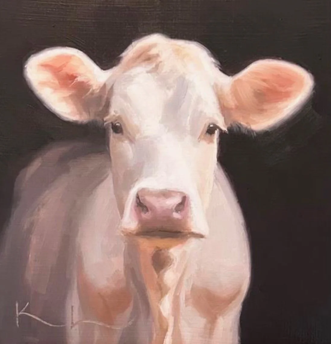 "Baby Belle" original oll, 6"x6", $300.00