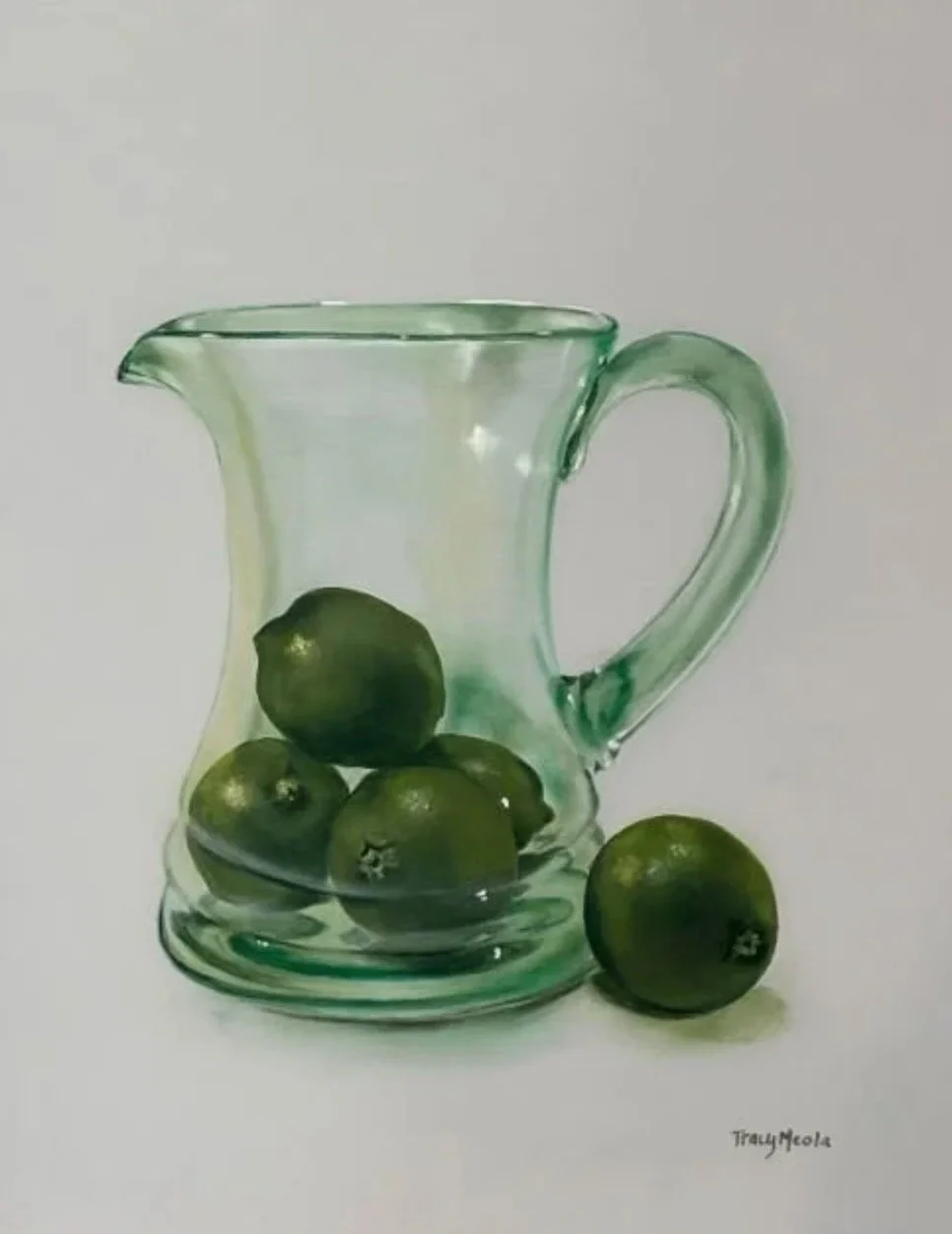 "Limeade" original acrylic, 11"x14", $600.00