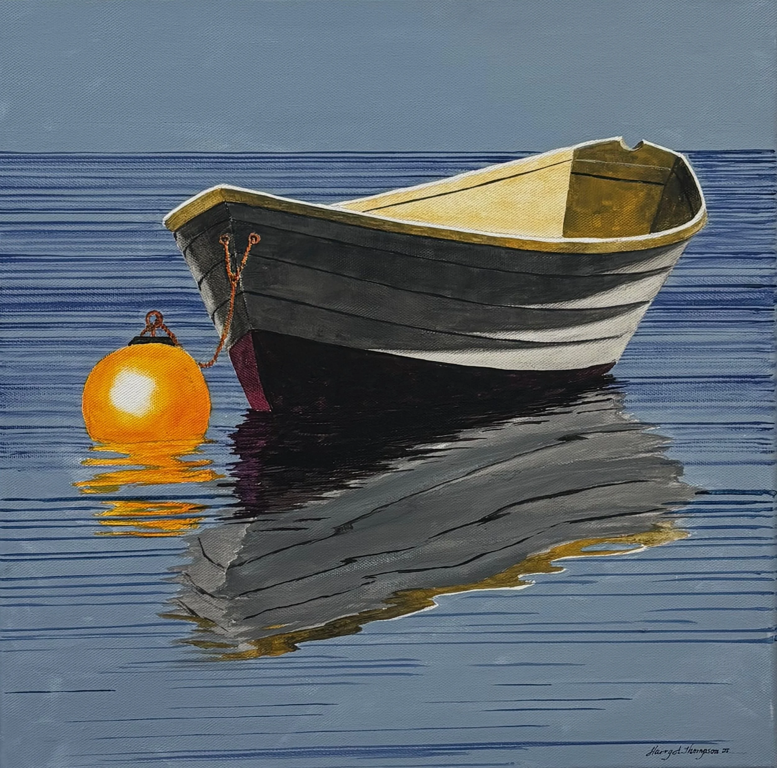 "Morning on the Tide" original acrylic, contact gallery for more information