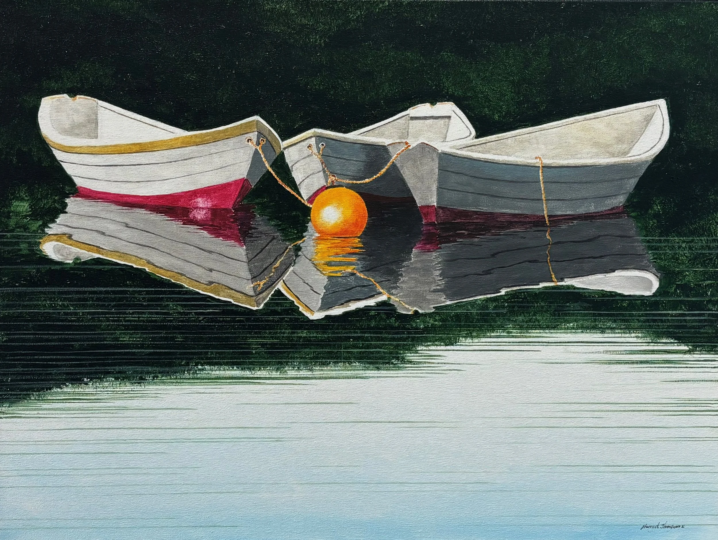 "Favorable Conditions" original acrylic, contact gallery for more information