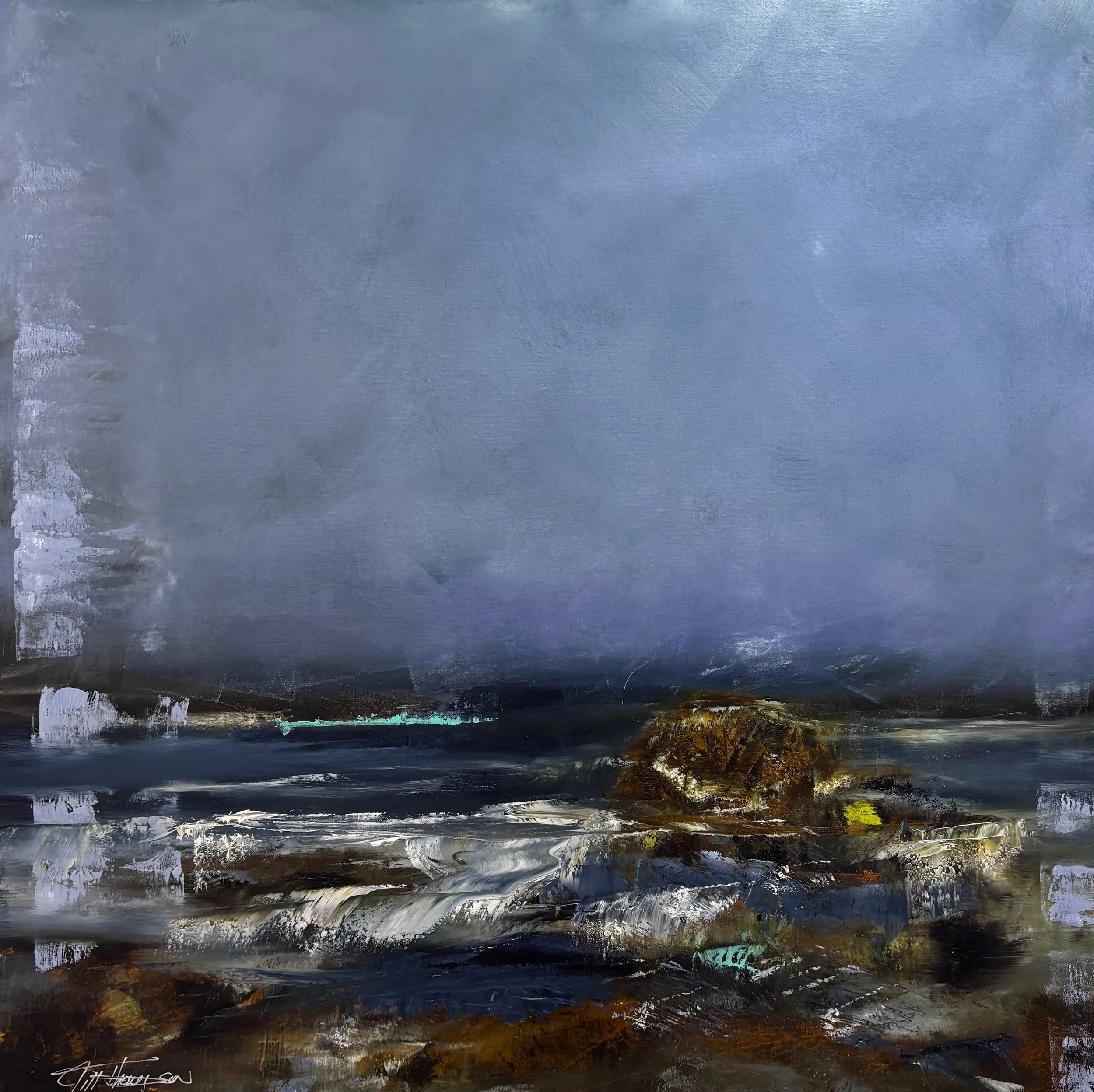 "East Coast", original oil, 30"x30", contact gallery for more information