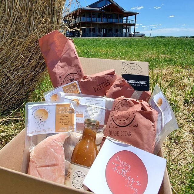 Looking for a last minute Father's Day gift? We got you covered. There are a few Father's Day Meat boxes available for purchase this Saturday at @browndalefarm. You can also customize a box to suit 😊 If you want to add some extra chicken or beef we 