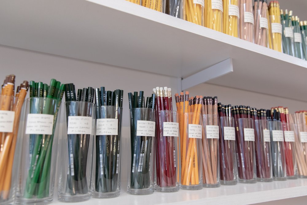 I love that they label where the pencils are from. The best pencils are always made in Germany or Japan.