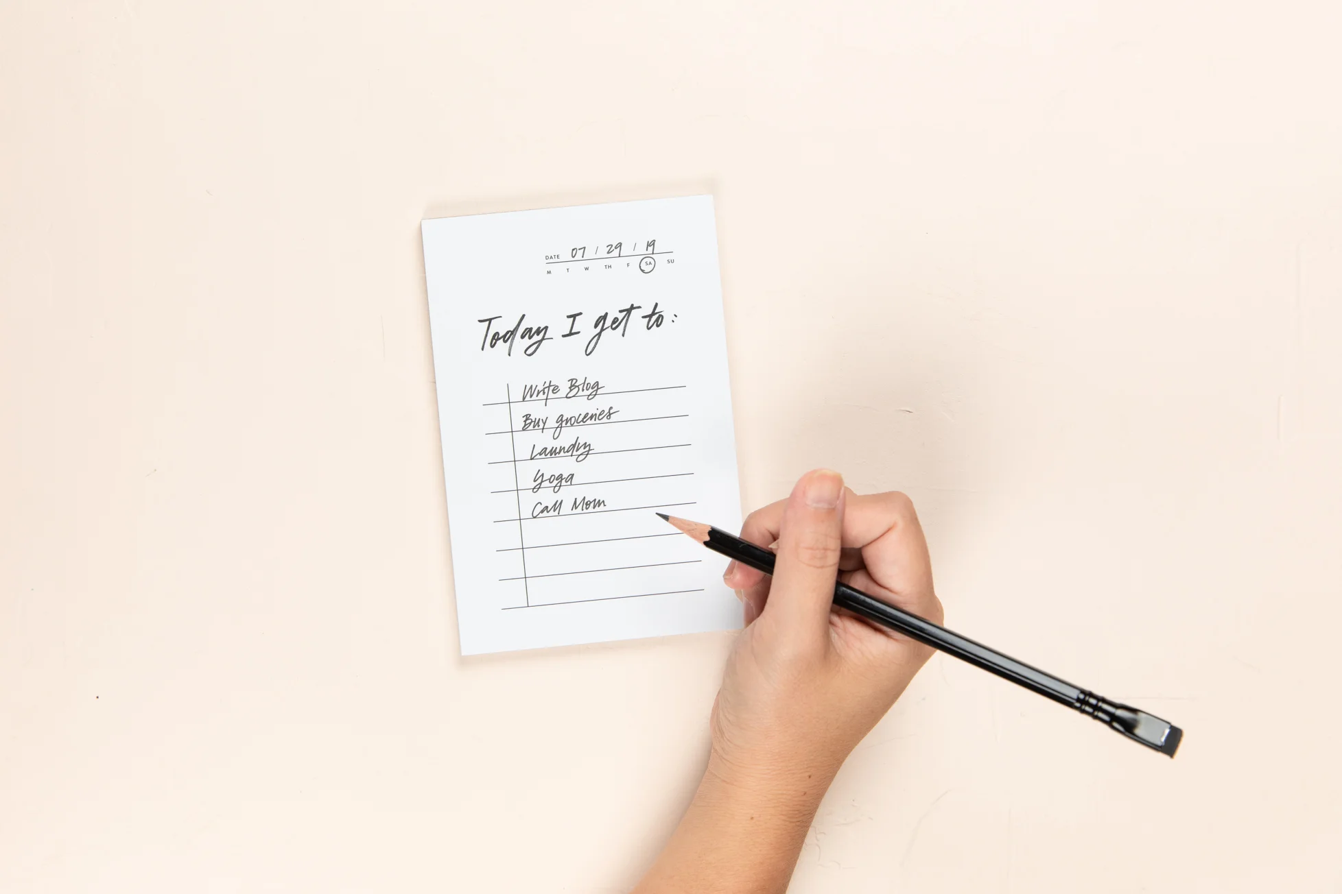 Today I "Get" To-Do List Notepad