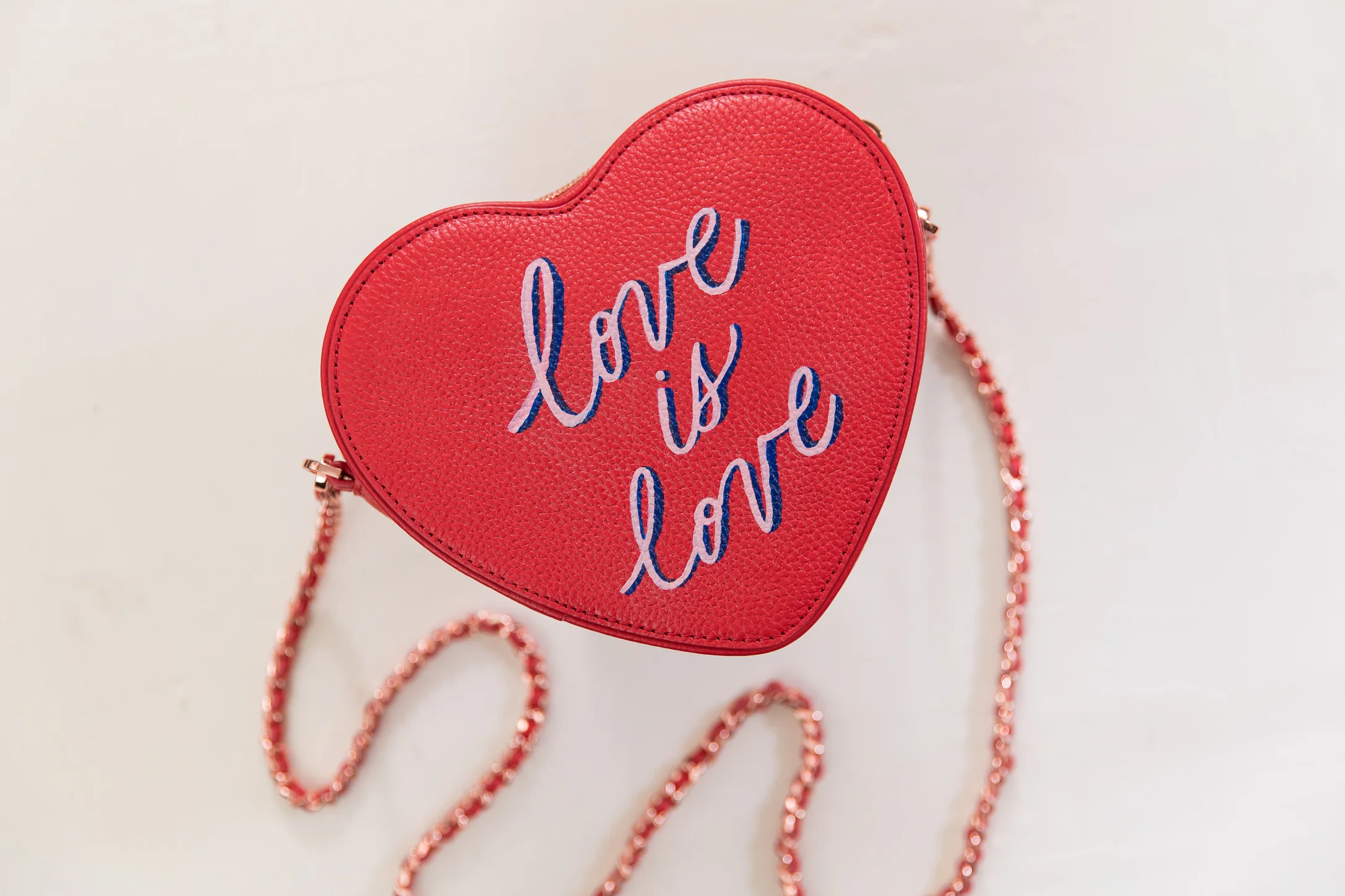 'Love is Love' Handpainted Ted Baker Purse