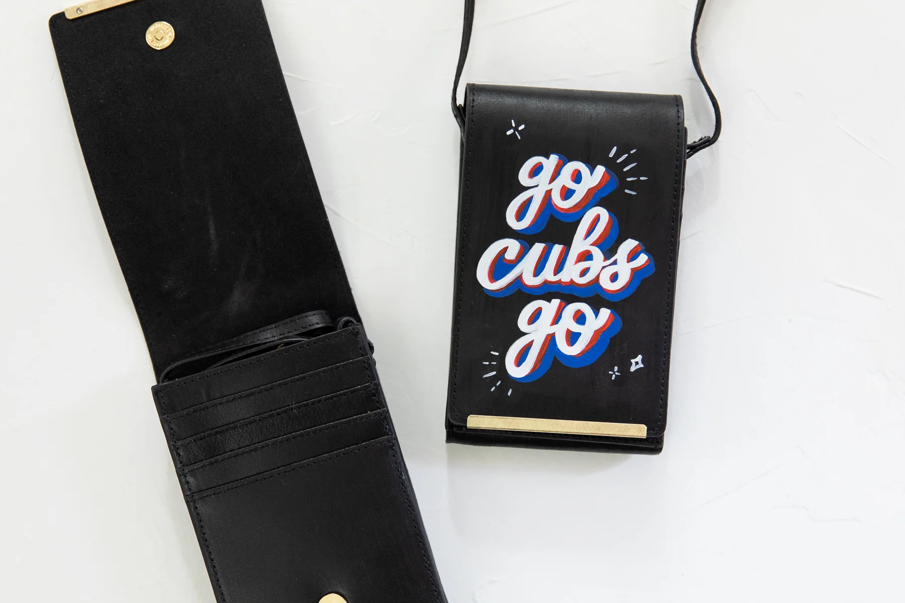 Go Cubs Go Cellphone Crossbody Bag