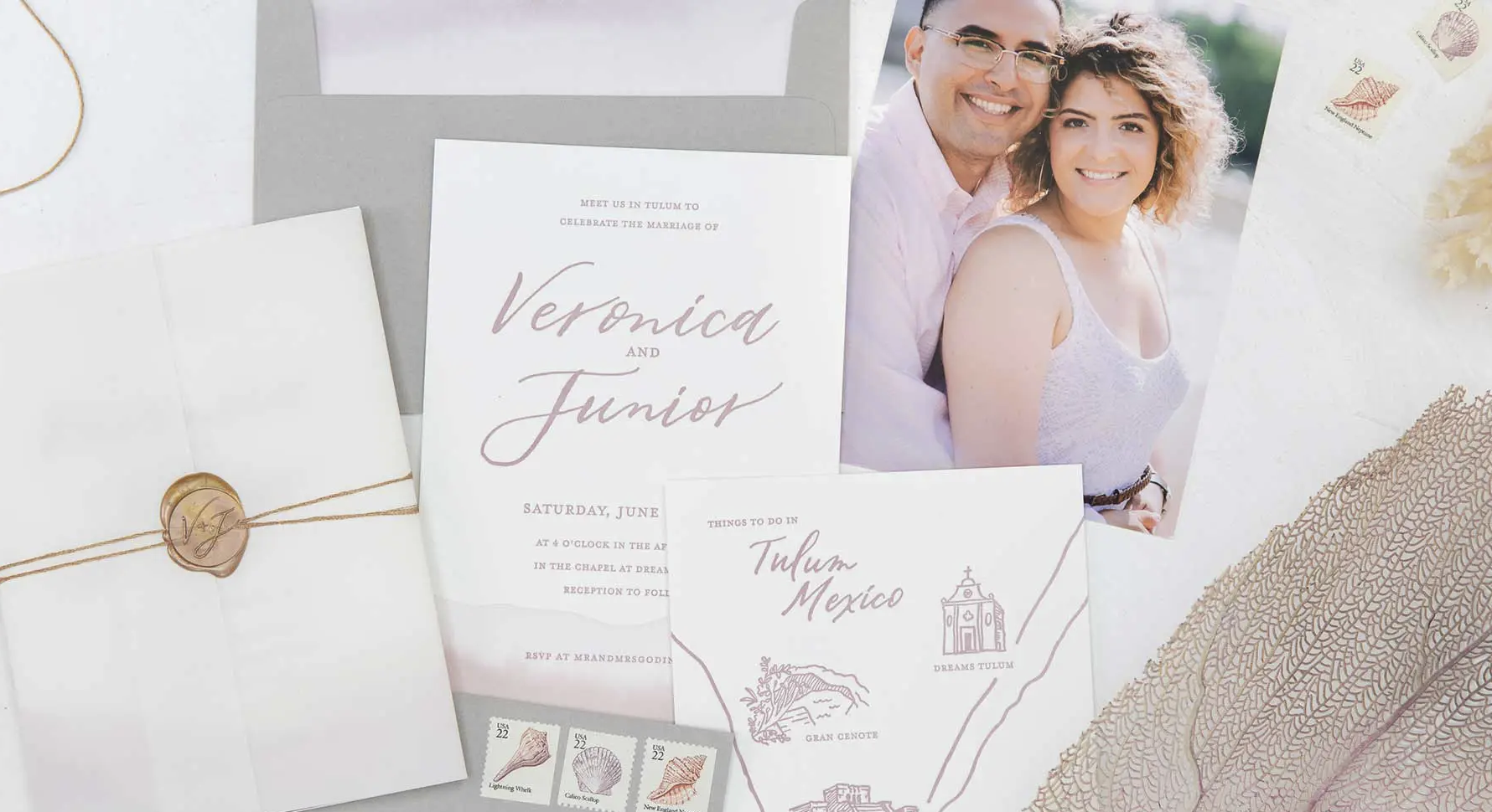 COASTAL CHIC INVITES